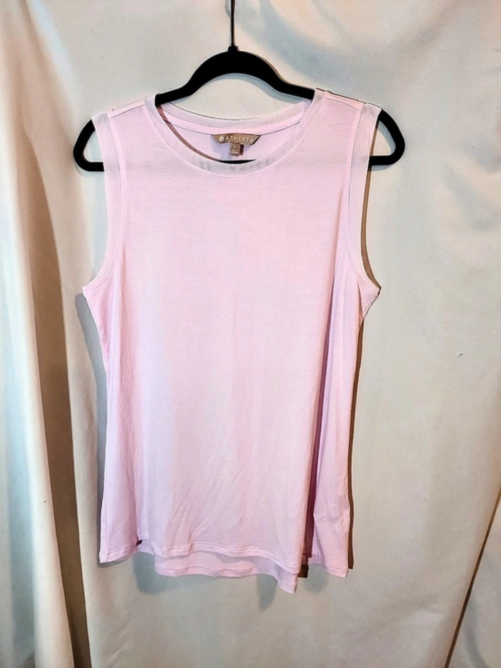 Athleta Cloudlight Muscle Tank Top Pink Size L Large